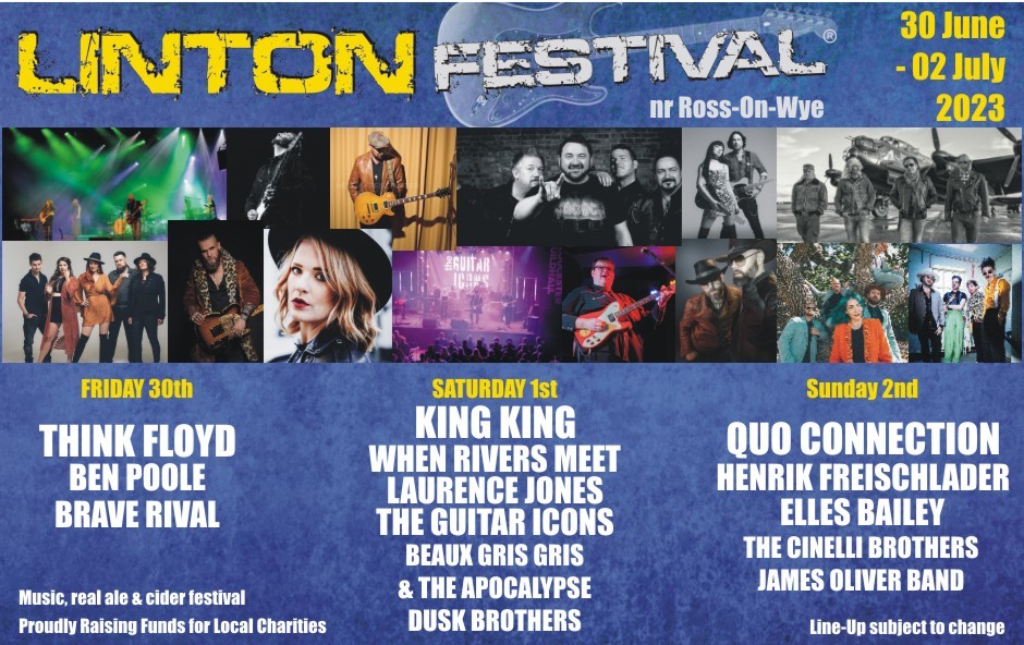 2023 Line Up Linton FestivalLinton Festival